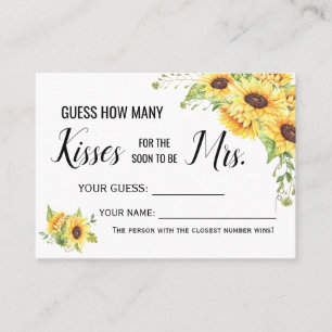 Mesa ¿Cuántos besos para que pronto sea la tarjeta de j
