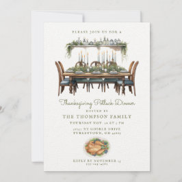 Mesa de Acción de Gracias | Invitación a la cena d