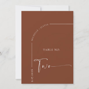 Mesa de Caligrafía Tarjetas de Mesa de Boda