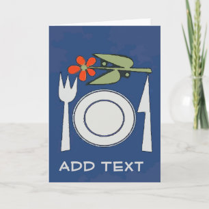 Mesa de cena, invitación Fiesta