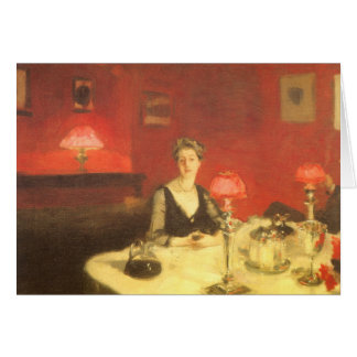 Mesa de cena por la noche de John Singer Sargent