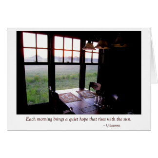 Mesa de desayuno de la cocina del país de la