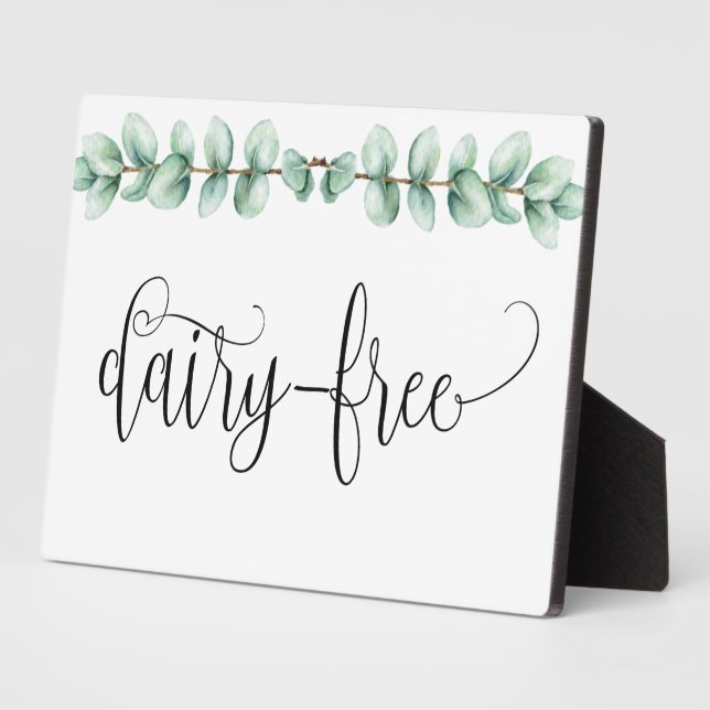 Mesa de Eucalyptus libre lechero con placa de caba (Lado)