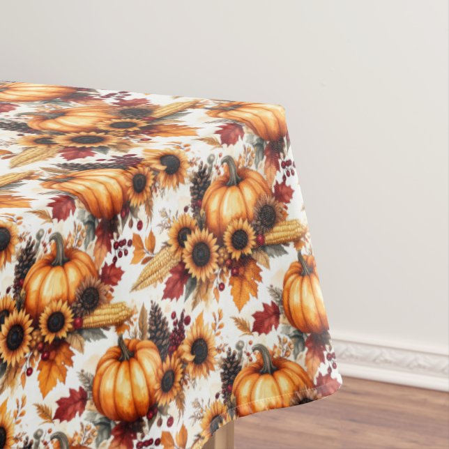Mesa de Mantel de Acción de Gracias con Cornucopia (In Situ)