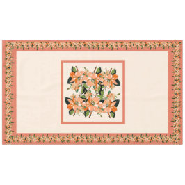 Mesa de mantel de Azalea Albaricoque sobre Crema 6