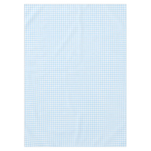 Mesa de Mantel de Cuadros de Gingham Blanco Azul C