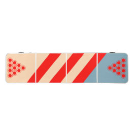 Mesa De Pong Deporte Retro Océano Horizontales Rayas