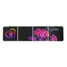 FLORES JAPONESES DE Pong Table Y AMOR KANJI