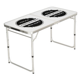Mesa De Pong Tabla de plegado comercial con logotipo de persona