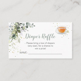 Mesa Diaper Raffle Baby es la tarjeta de elaboración
