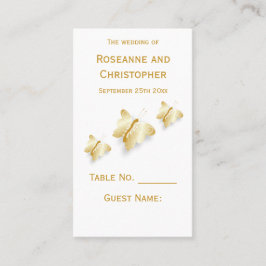 Mesa Diseño de la tarjeta Butterflies de la tarjeta de 