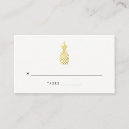 Mesa Elegante tarjeta de acompañamiento Boda de piña do