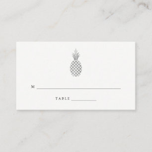 Mesa Elegante tarjeta de acompañamiento Boda de piña pl