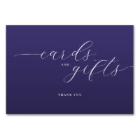 Elegante Tarjeta de Agradecimiento Tipográfica Púr