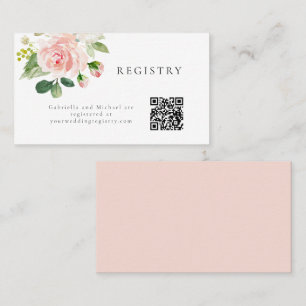 Mesa Elegante tarjeta de información de registro de Bod