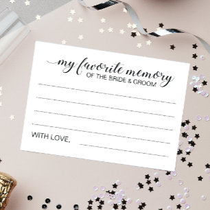 Mesa Elegante tarjeta de matrimonio favorita de novia G