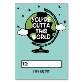 Mesa Estás fuera de esta tarjeta de San Valentín de cla