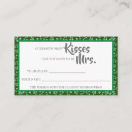 Mesa Eucalyptus ¿Cuántos besos para la tarjeta de la se