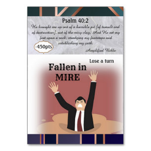 Mesa Fallo en la tarjeta de juego Mire