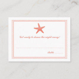 Mesa Graceus Starfish | Tarjeta de Escort para asientos