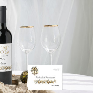 Mesa Holly Bell Navidades Boda Tarjeta de lugar de hués