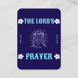 Mesa La oración del Señor - Tarjeta de oración tradicio