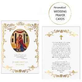 Mesa Magnífica tarjeta de Boda ortodoxa para Rosas de o