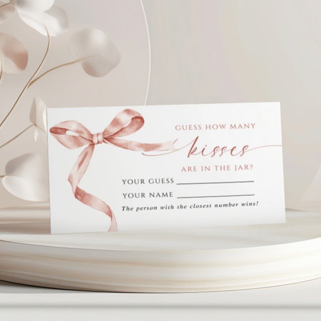 Mesa Mocha muestra cuántas besos duchas tarjeta de jueg (Subido por el creador)