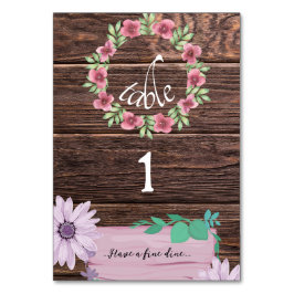 Mesa Monograma de madera de color marrón ruso Tarjeta n