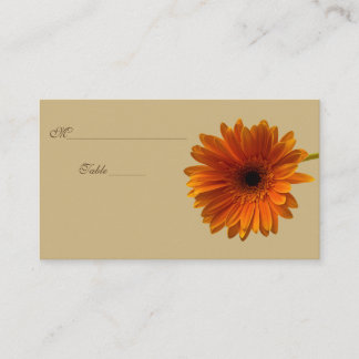 Mesa Naranja Gerbera Daisy Tarjeta especial de ocasión