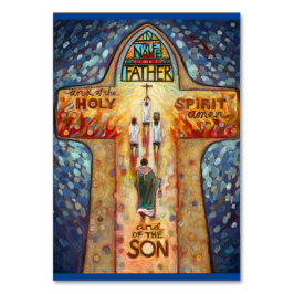 Mesa Orden de la tarjeta de oración masiva