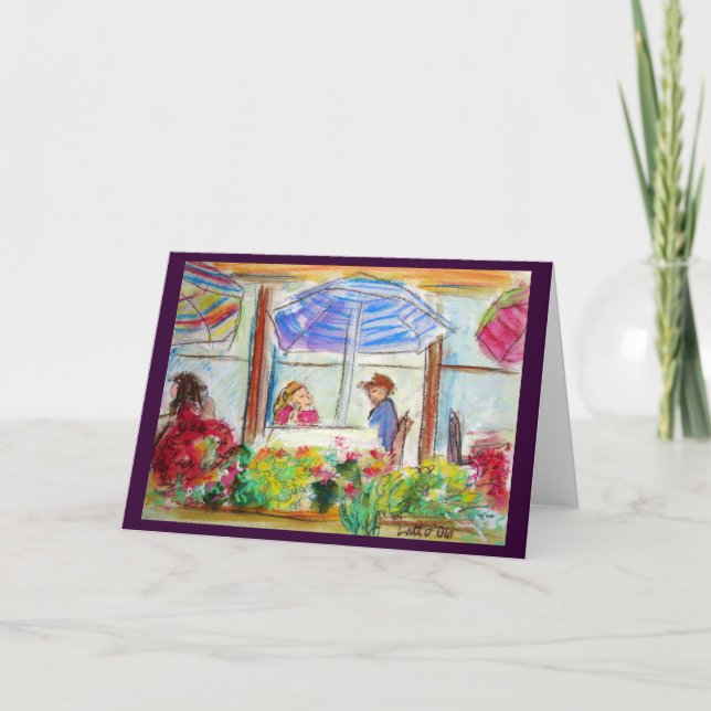 Mesa para dos tarjetas de felicitación (Pike Place (Anverso)