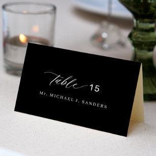 Mesa Personalizado nombre de invitado boda tarjeta de l