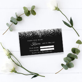 Mesa Purpurina Plata Cuántas Besos Ducha Tarjeta de jue