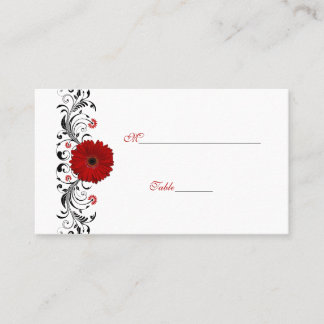 Mesa Red Gerbera Daisy Tarjeta especial de ocasión
