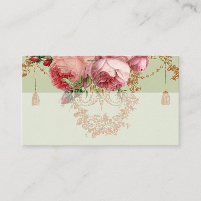 Mesa Rosa Blenheim - Elegante Sage Green - Tarjeta de p (Anverso)