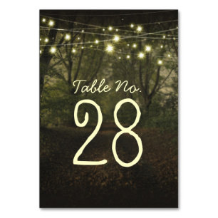 Mesa Ruta de acceso de árbol de luces de cadena tarjeta