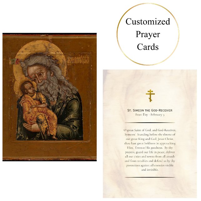 Mesa St. Simeon, la tarjeta de oración ortodoxa de rece (Subido por el creador)