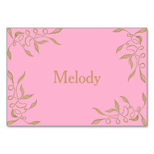 Mesa Tabla de ornamentos / Tarjeta de lugar para Boda