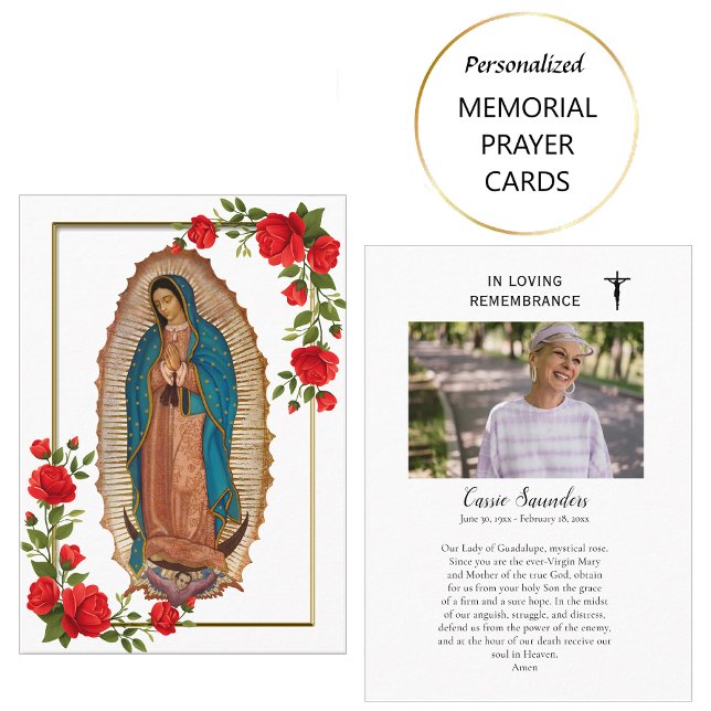 Mesa Tarjeta conmemorativa de nuestra Señora de Guadalu (Subido por el creador)