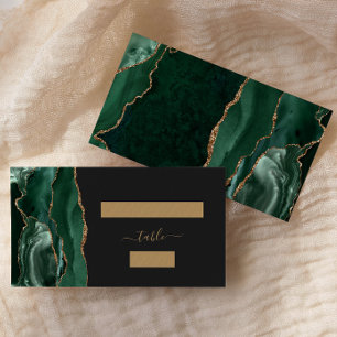 Mesa Tarjeta de Acompañamiento de Boda Chic Verde Esmer