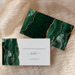 Mesa Tarjeta de Acompañamiento de Boda de Ágata Verde E