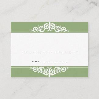 Mesa Tarjeta de acompañamiento de boda de Garden Green 