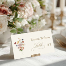 Tarjeta de Acompañamiento para Boda de Jardín Eleg