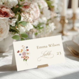 Mesa Tarjeta de Acompañamiento para Boda de Jardín Eleg