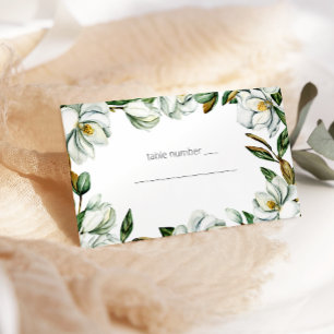 Mesa Tarjeta de acompañante de boda floral rústica de m