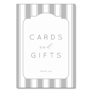 Mesa Tarjeta de agradecimiento minimalista gris agradec