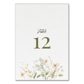 Mesa Tarjeta de asiento