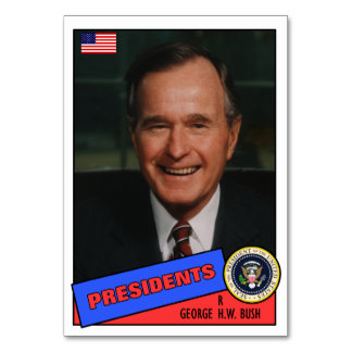 Mesa Tarjeta de béisbol George H.W. Bush