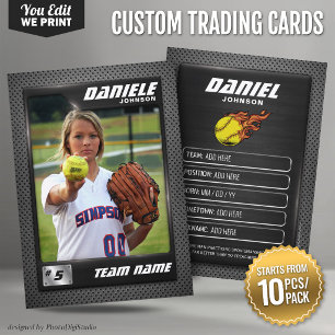Mesa Tarjeta de béisbol personalizada de grafito 10 pie